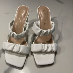 Unisa White Sandals